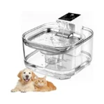 Pgid Cordless Cat Water Fountain, 5000mah Battery Rechargeable Pet Water