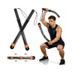 Renrui Cordless Battle Ropes With Adjustable Resistance Springs - Weighted