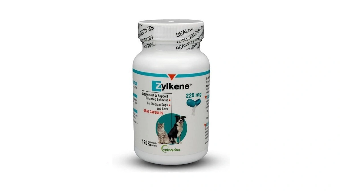 Vetoquinol Zylkene Calming Support Supplement For Medium Dogs 33-65lbs Helps