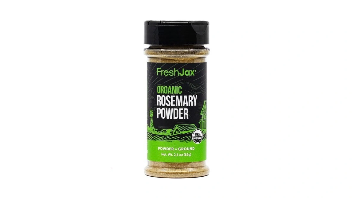 Freshjax Organic Ground Rosemary Powder – 2.5 Oz Dried Rosemary