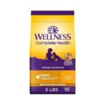 Wellness Complete Health Puppy Dry Dog Food, Wholesome Grain Kibble,