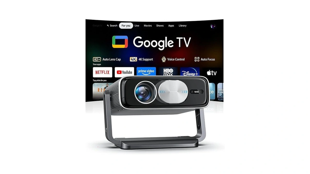 Smart Projector [built In Google Tv And 4k Support] With