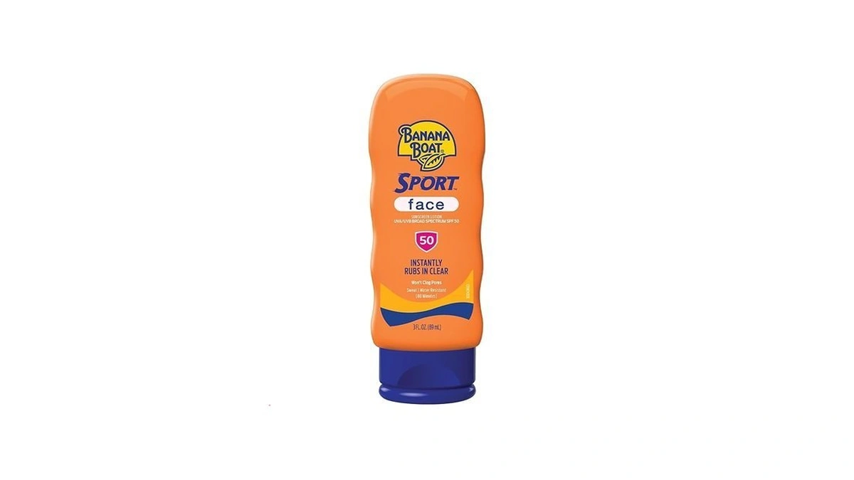 Banana Boat Sport Sunscreen For Face, Spf 50, 3fl Oz,