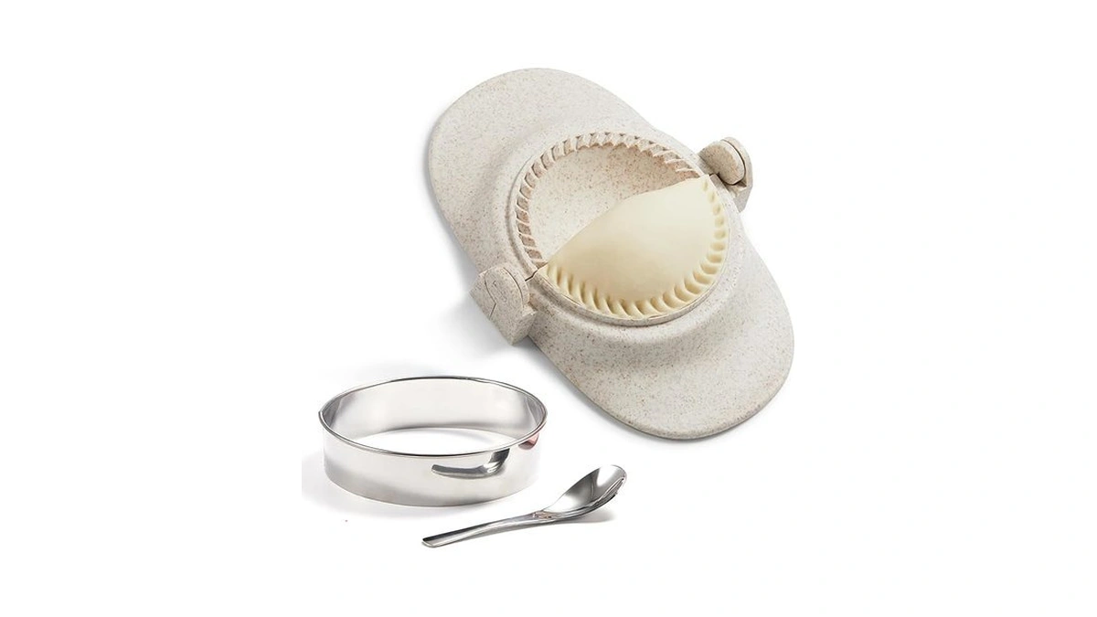 Mumsung Empanadas Press Maker Mold Set,4-inch Dumpling Maker With Dough