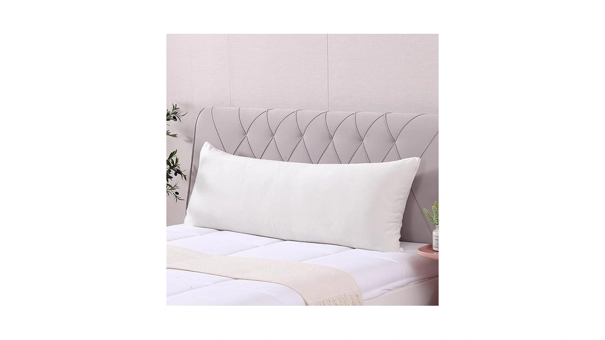 Evolive Body Pillow Cover 21"x54", Ultra Soft Plush Body Pillowcase