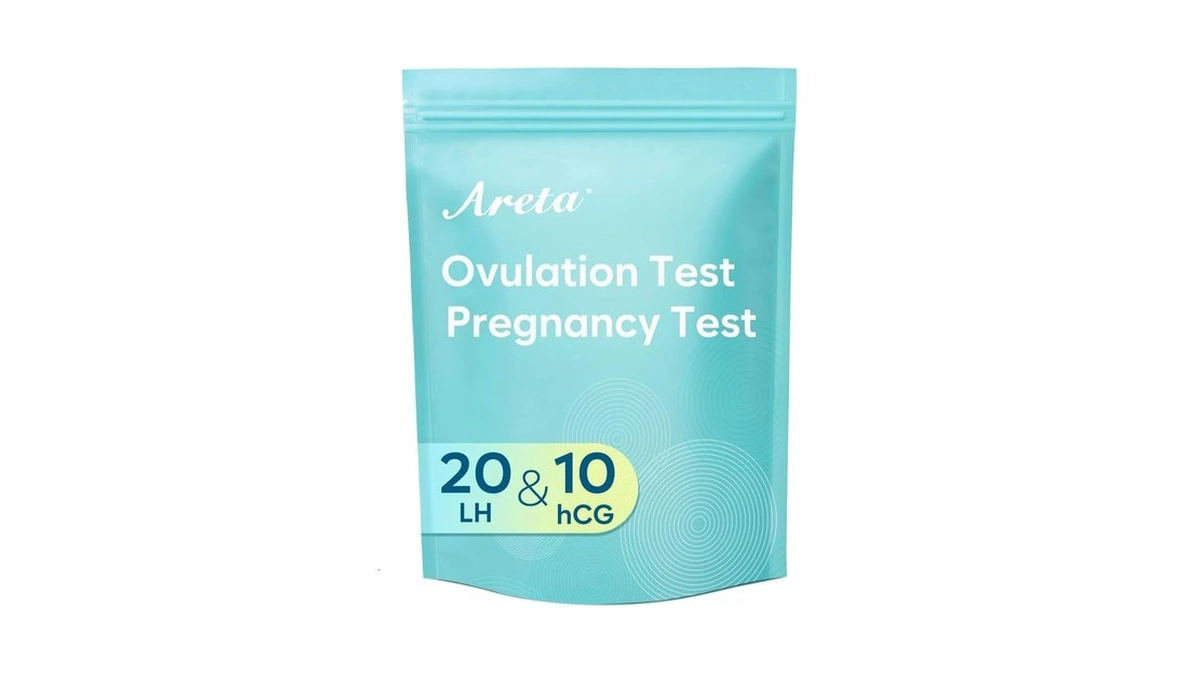 Areta Ovulation & Pregnancy Test Strips: 20 Ovulation Strips &