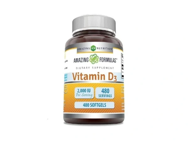 Amazing Formulas Vitamin D3 2000 Iu Supplement | 480 Softgels