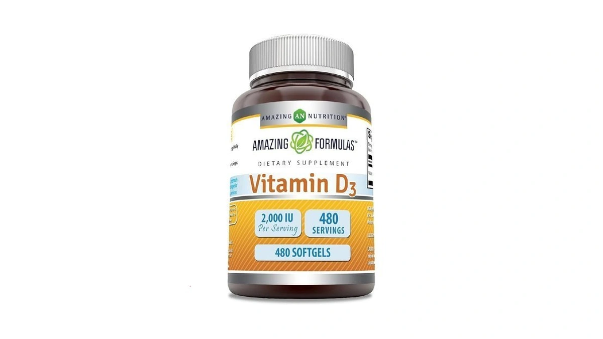 Amazing Formulas Vitamin D3 2000 Iu Supplement | 480 Softgels