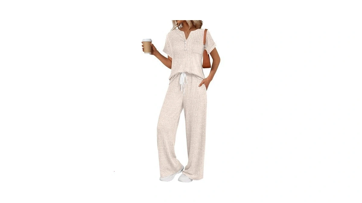 Lillusory Women 2 Two Piece Matching Lounge Sets 2026 Spring