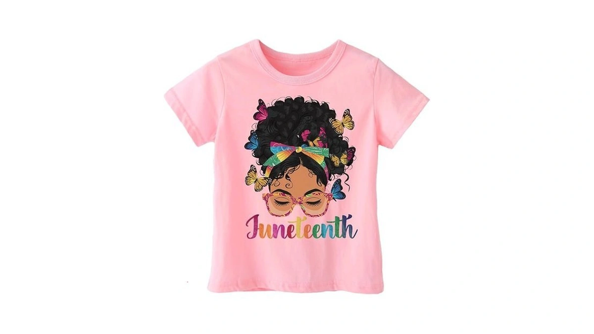 Todder Boys Juneteenth Shirts For Girls Kids, Funny African American