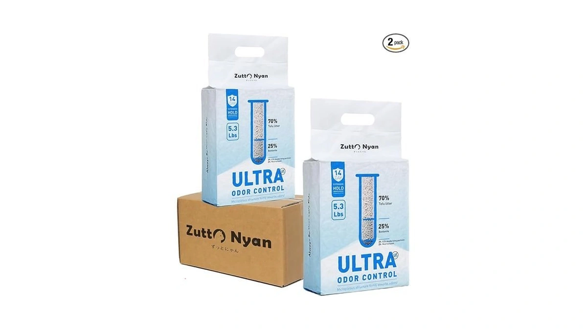 Zutto Nyan 4 In 1 Tofu Cat Litter - Fast