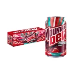 Mountain Dew Code Red Cherry, 12 Fl Oz Cans, 12