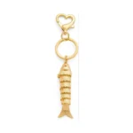 Mijeniti Gold Fish Keychain For Women Bag Charm For Handbags