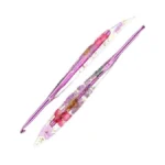 4.5mm Crochet Hooks,ergonomic Crochet Hook With Floral Resin Grips,stylish And