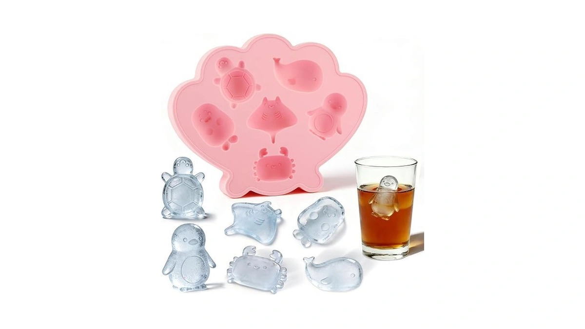 Fu Store Ice Cube Tray Shell Silicone Ice Cube Trays