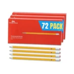 1intheoffice Pre Sharpened Pencils #2, Pencils With Eraser, 2 Hb,