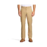 Izod Men's Flat Front Straight Fit Performance Stretch Chino Pant,