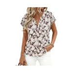 Prettygarden Cap Sleeve V Neck Knitted Floral Summer Going Out