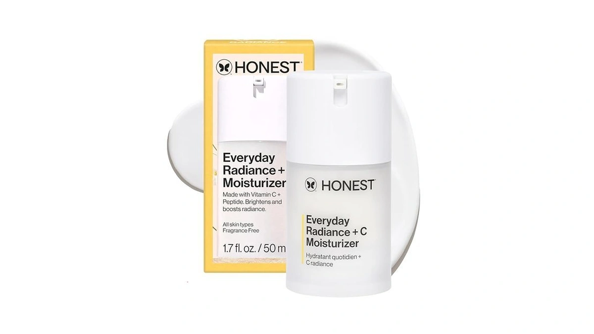 Honest Beauty Everyday Radiance Vitamin C Lightweight Moisturizer, Brightens Improves