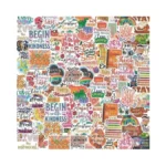 100pcs Motivational Stickers, Inspirational Words Sticker For Adults Teens, Vision