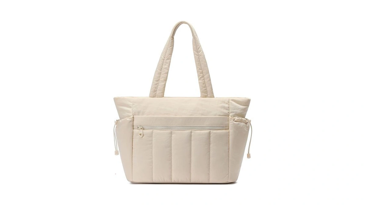 Tote Bag For Women, Lightweight Puffer Tote Bag With Compartments,