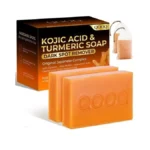 Qooq Turmeric Kojic Acid Soap For Dark Spots Remover –