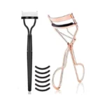 Tppick Eyelash Curler Kit Metal Lash Curlers With Mascara Applicator
