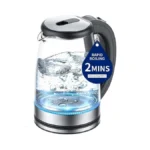 Electric Kettle Glass 2l, 1500w Fast Boiling Hot Water Boiler