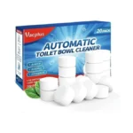 Vacplus Toilet Bowl Cleaner Tablets 20 Pack, Automatic Cleaners With