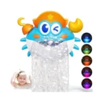 Bath Toys, Light Up Crab Bath Bubble Maker Bathroom Toys