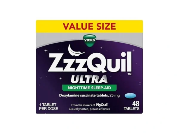 Zzzquil, Ultra, Sleep Aid, Doxylamine Succinate 25mg, Sleep Aids For