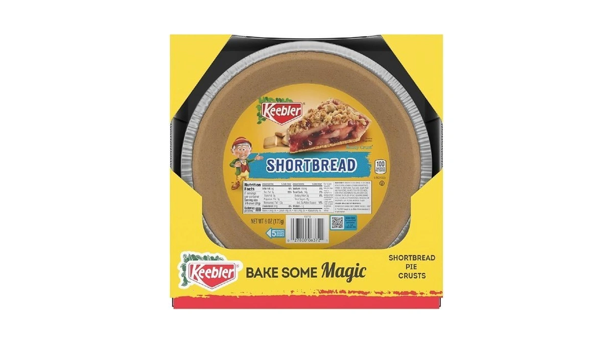 Keebler Ready Crust 9-inch Shortbread Pie Crusts, Premade Pie Crusts