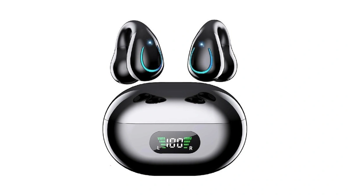 Ai Language Translator Earbuds, Clip-on Open Ear Real-time Translation Device,