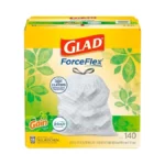 Glad Forceflex Tall Kitchen Trash Bags, 13 Gallon, Gain Original,
