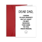 Moco Paper Funny Father's Day Card From Son Daughter Kids,