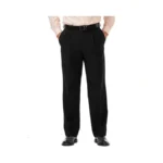 Haggar Mens Cool 18 Pro Classic Fit Pleat Front Hidden