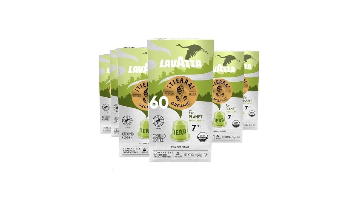 Lavazza ¡tierra! For Planet Aluminum Capsules Compatible With Nespresso* Original