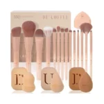 Ducare 21pcs Makeup Gift Set,with 14pcs Makeup Brush Set 3pcs