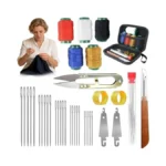 38 Pcs Stainless Steel Needles For Hand Sewing With Storage