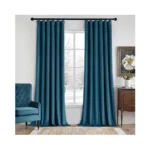 Miulee Velvet Curtains 90 Inches Long 2 Panels Set For