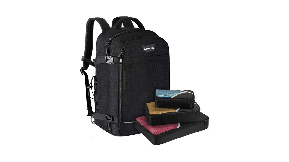 Asenlin 40l Travel Backpack For Women Men,flight Approved Carry On