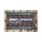 Door Mat Welcome Mat, Heavy Duty Door Mat 23.6 X