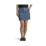 Lee Women's Ultra Lux Comfort With Flex-to-go Cargo Skort Chambray