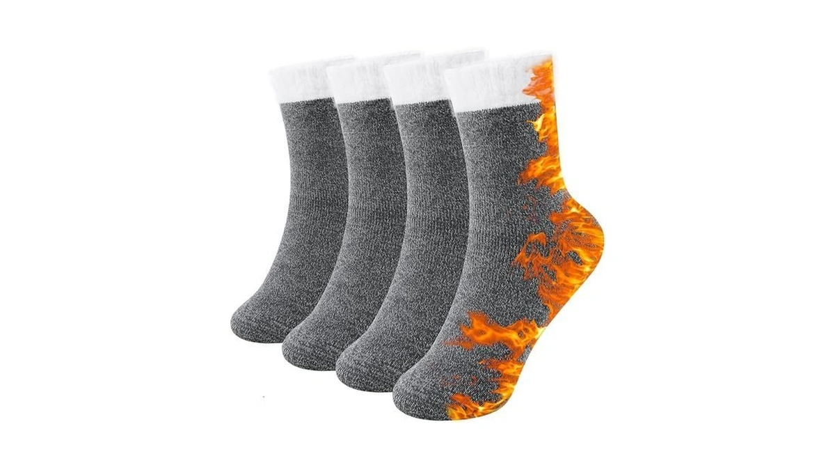 Hugsweet 4 Pairs Warm Thick Thermal Winter Socks For Women,
