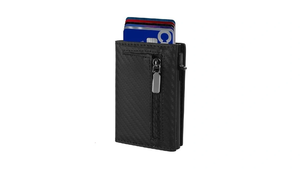 Aibirui Slim Wallet For Men,trifold Wallets For Men Holds 10