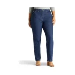 Lee Women's Plus Size Relaxed Fit Side Elastic Tapered Leg