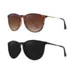 Wowsun Retro Polarized Sunglasses Womens Trendy Round Classic Glasses