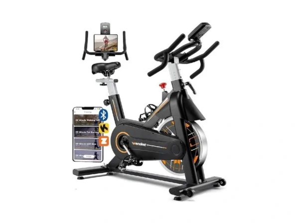 Exercise Bike, Wenoker Stationary Bike For Home, App Supported Indoor