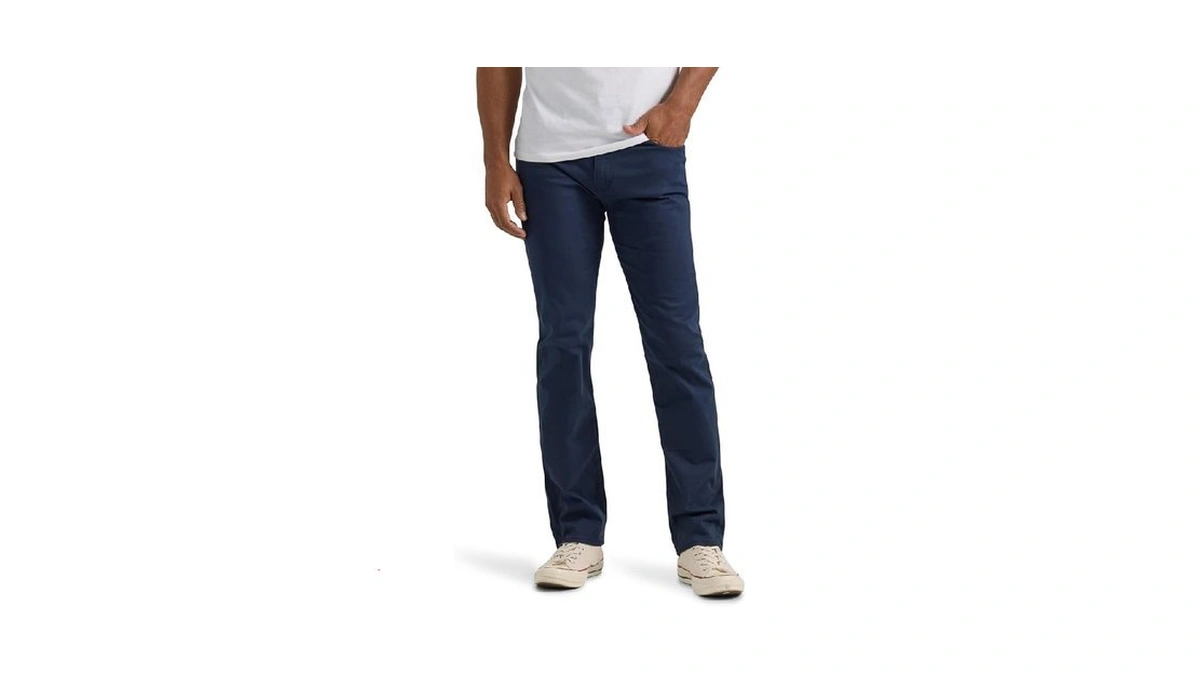 Lee Men's Extreme Motion Slim Straight Jean Mood Indigo (twill)