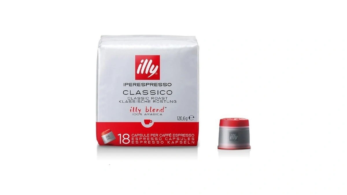 Illy Coffee Iperespresso Capsules, Classico Medium Roast Coffee Pods, 100%